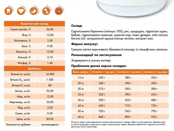 Корм премиум для собак с бараниной и рисом ACTI-CROQ 4 кг 2250318461 фото