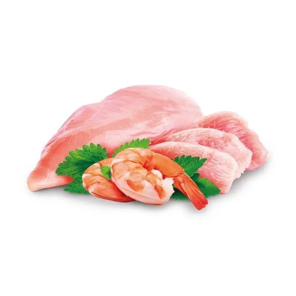 Сухий корм HOME FOOD для активних дорослих котів Курочка та креветка For active, 0,2 кг 2892230999 фото