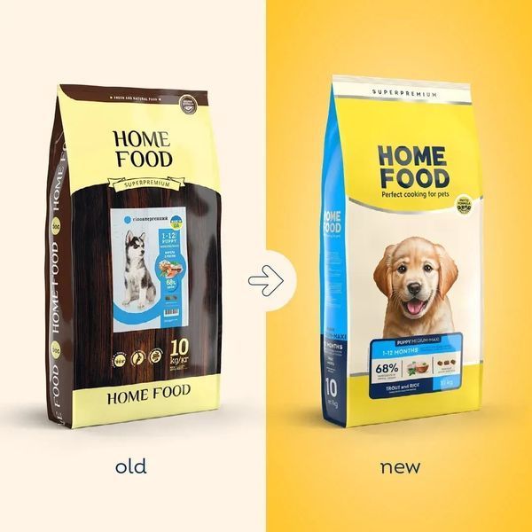 Гіпоалергенний сухий корм для цуценят середніх та великих порід Home Food &laquo;Форель з Рисом&raquo;, 10 кг 2143940610 фото
