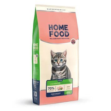 Полнорационный сухой корм для котят Home Food Kitten &laquo;Fresh Chicken&raquo; 10 кг 2896476453 фото