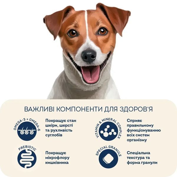 Низькозерновий сухий корм для активних дорослих собак і юніорів малих порід Ягнятина та рис 0,7 кг 2952913911 фото