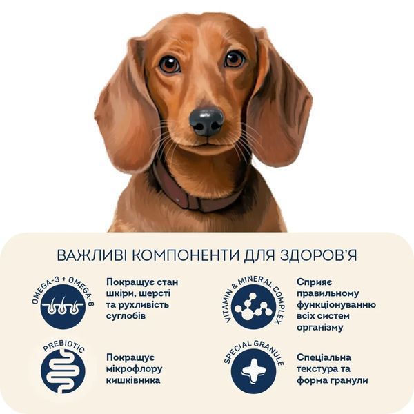 Беззерновий гіпоалергенний сухий корм для дорослих собак малих порід Качка та індичка 10 кг 2580472500 фото