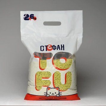 Наповнювач Стефан Tofu натуральний рослинний для котячих туалетів, аромат лаванди фіолетовий 2,6 кг 2978984439 фото